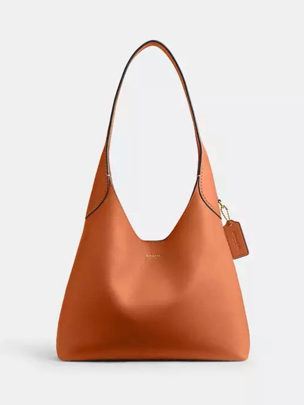 Coach Brooklyn Shoulder Bag 28 in Toffee leather - Picture 4 of 4
